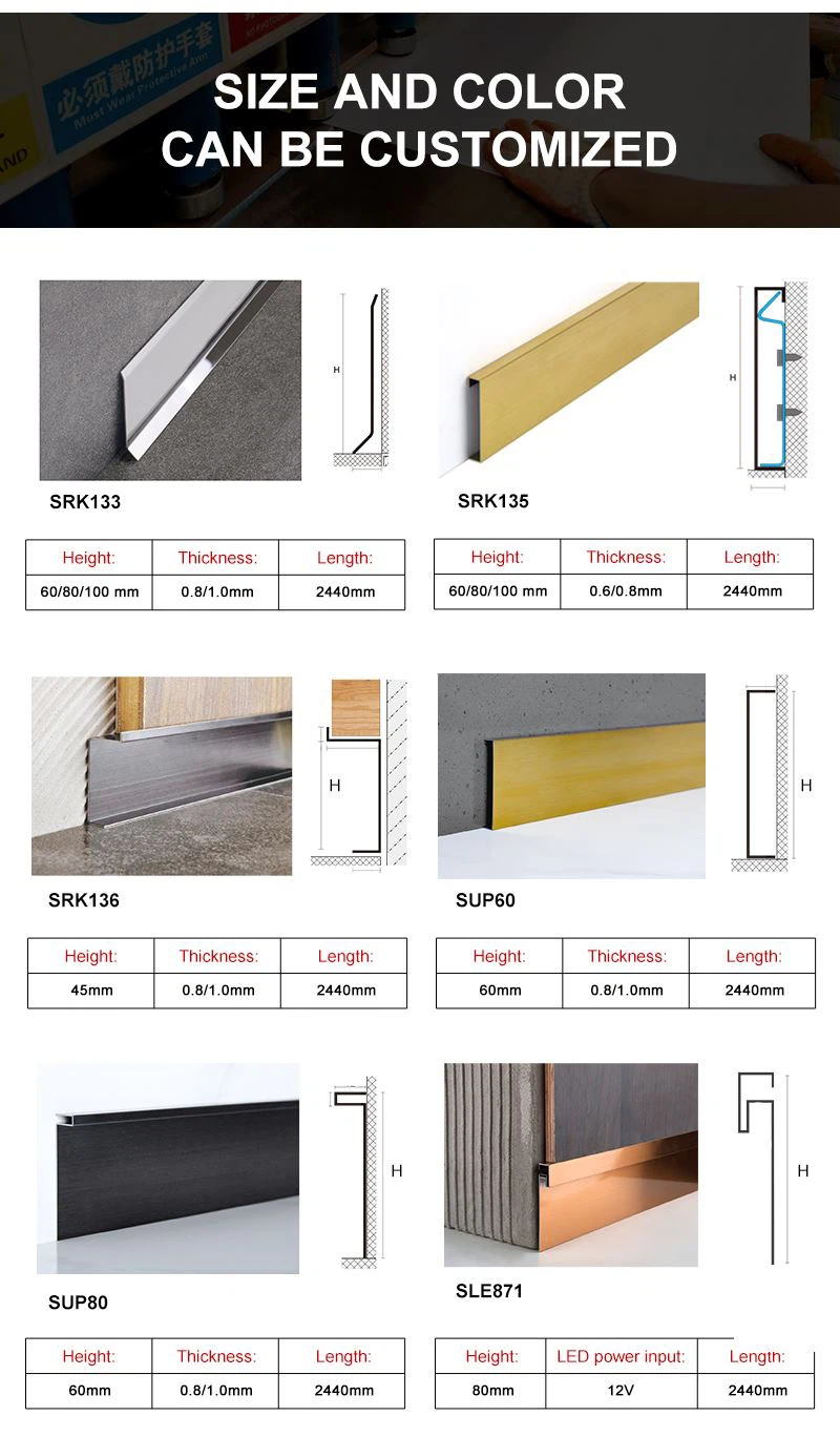 skirting in flooring