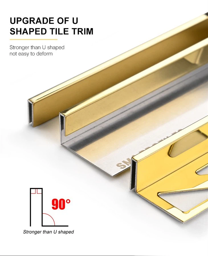 How To Install The Stainless Steel Tile Corner Trim?